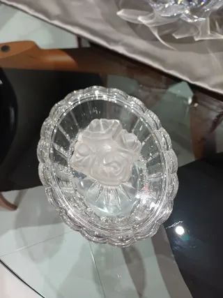 Porta cioccolatini in cristallo Puthod made in ita