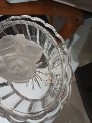 Porta cioccolatini in cristallo Puthod made in ita