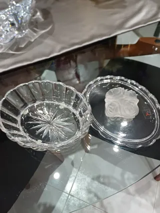 Porta cioccolatini in cristallo Puthod made in ita