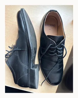 Zapatos de piel WALKING Talla 42 Negros