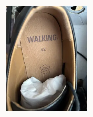 Zapatos de piel WALKING Talla 42 Negros