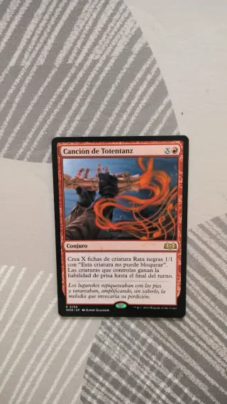 Carta Canción de Totentanz MTG