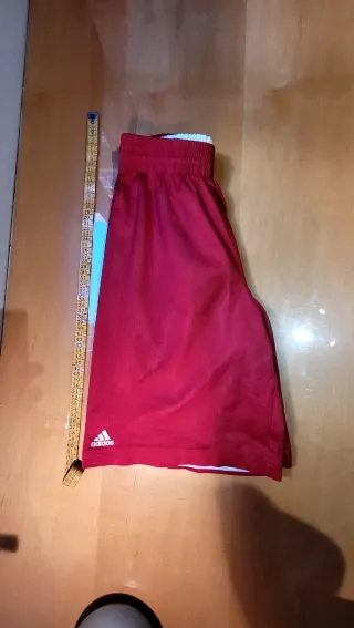 Pantalón Baloncesto Reversible Adidas Rojo
