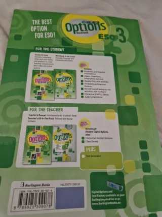 Options 3ESO BURLINGTON workbook