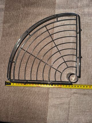 Estantería de baño metálica 3 niveles