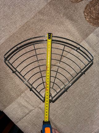 Estantería de baño metálica 3 niveles