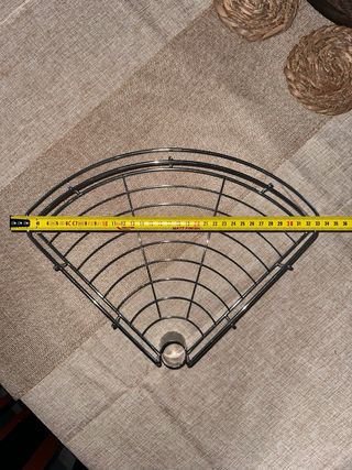 Estantería de baño metálica 3 niveles