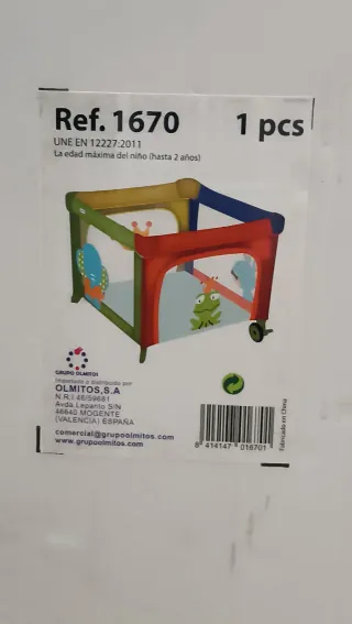 Parque-cuna plegable