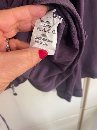 Tuta donna cotone ed elastan tg L