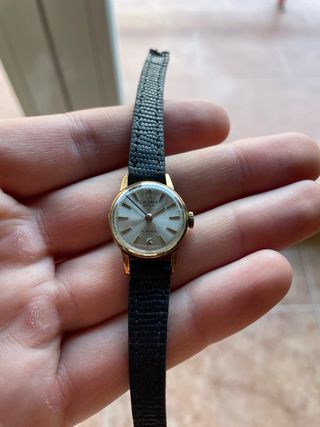 Cauny Star 17 rubíes chapado en oro caja 20mm