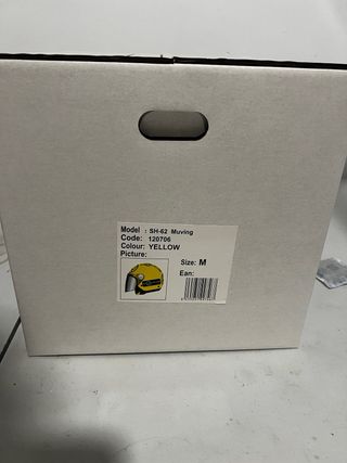 Casco Shiro Amarillo con Visera