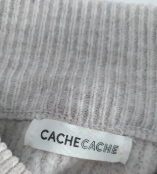Jersey Cache Cache punto cuello alto T.XS