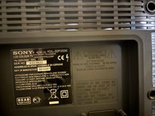 Televisor Sony Bravia Negro 32 pulgadas