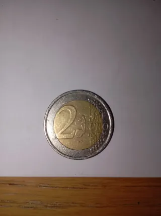 Moneda 2€ Flores 2001 Colección error de acuñación