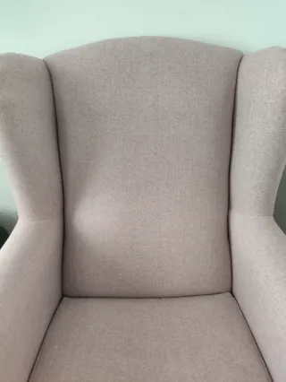 Sillón de lactancia/mecedora rosa