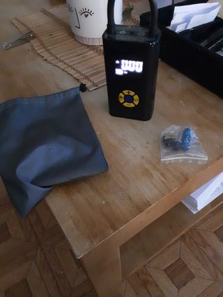 Cargador, inflados de neumáticos,