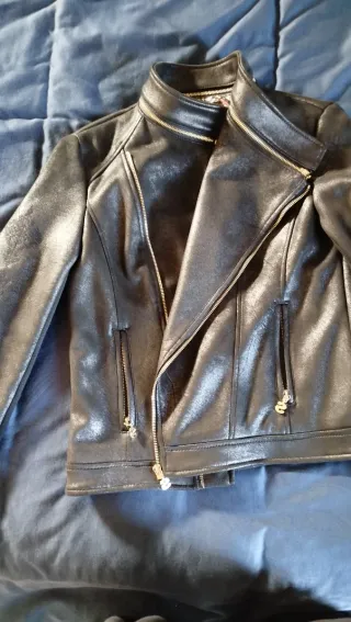 Cazadora Biker Desigual Negra