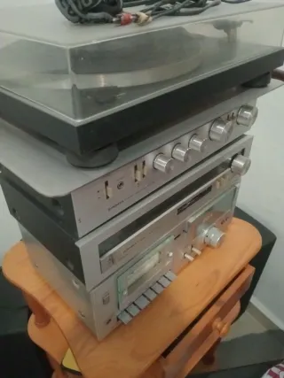 Amplificador Estéreo Pioneer SA-908 Plata