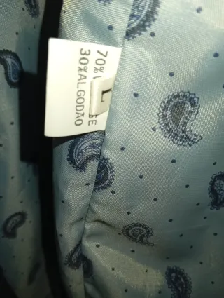 Americana azul/morada nueva