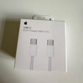 Cargador y Cable USB-C Apple 20W + 60W
