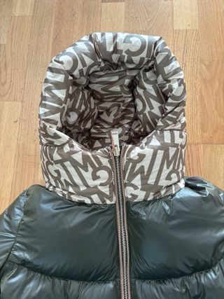 Abrigo plumas mujer Mangata verde talla S