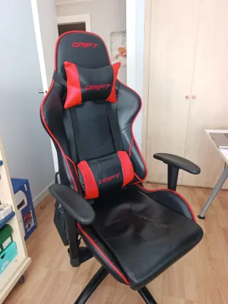 Silla Gaming Drift Negra y Roja