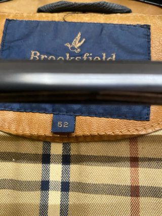 Brooksfield Giubbotto Pelle Uomo Vintage Marrone