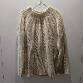 Camisola de Inverno em Malha Bege