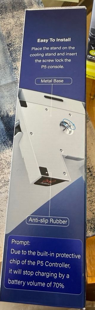 Base Carga PS5 OIVO con Ventilador y Almacenamient