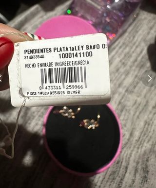 Pendientes Tous Oro Rosa 18kt Osito Negro