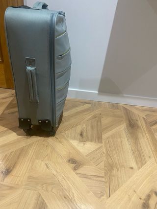 Maleta de viaje gris