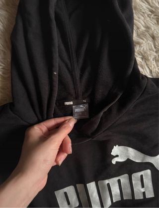 Sudadera corta Puma negra