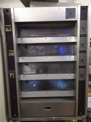 Horno a gas solera refractaria