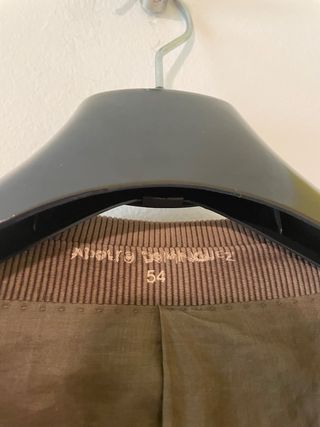 Chaqueta de pana hombre marrón