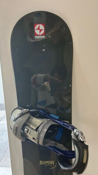 Tabla Snowboard Burton con Fijaciones