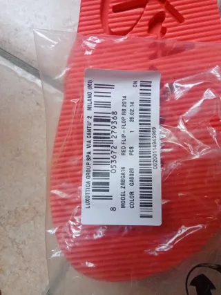 Infradito Ray-Ban 43 Rosse