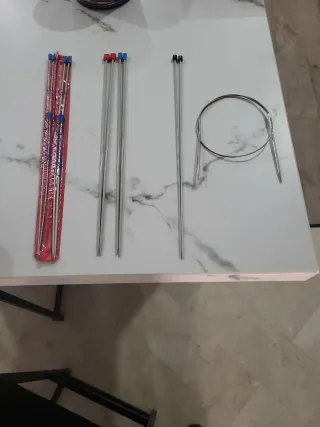 Agujas de tejer