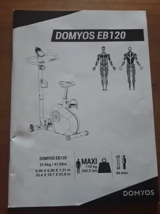 Bicicleta Estática Domyos Bike 120