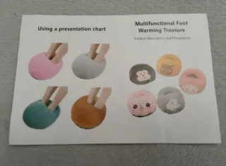 Calentador Pies Eléctrico USB. REGALO bolsa agua.