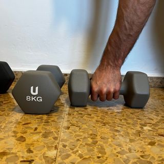 Set Mancuernas Neopreno 5kg, 8kg, 10kg