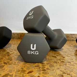 Set Mancuernas Neopreno 5kg, 8kg, 10kg