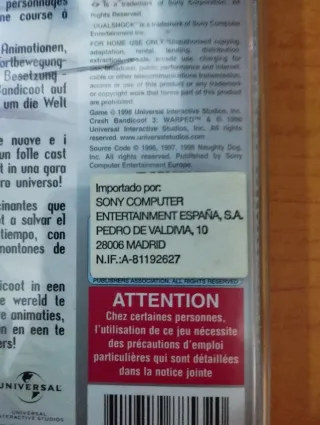 Crash Bandicoot 3 Warped ps1