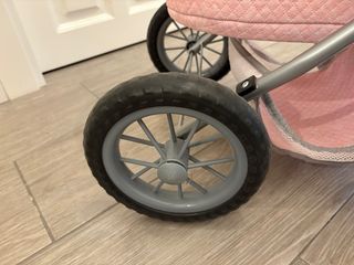 Cochecito de juguete capota rosa