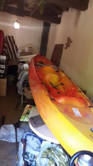 Kayak 3 plazas con accesorios