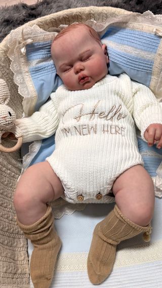 Muñeco bebé realista 6  meses de vinilo