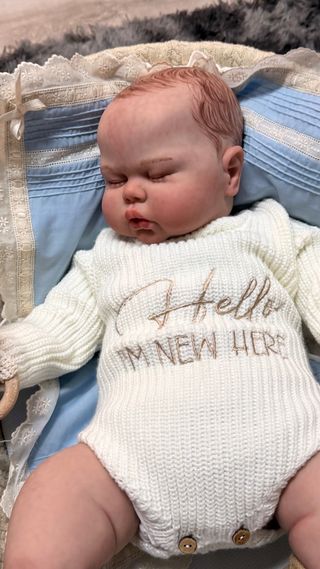 Muñeco bebé realista 6  meses de vinilo