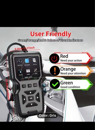 OBDII V519 Lector de Códigos/Fallos motor Coche