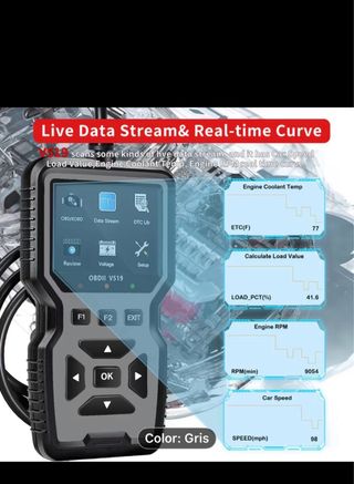 OBDII V519 Lector de Códigos/Fallos motor Coche