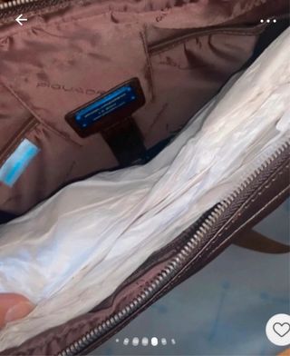 Borsello Piquadro marrone con cartellino