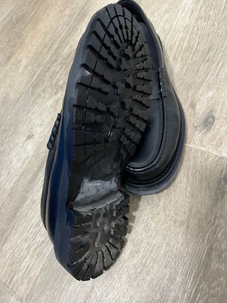 Mocasines Massimo Dutti Negros